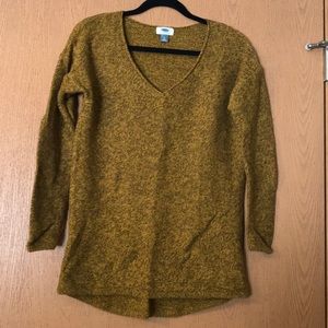 Old Navy v-neck mustard sweater